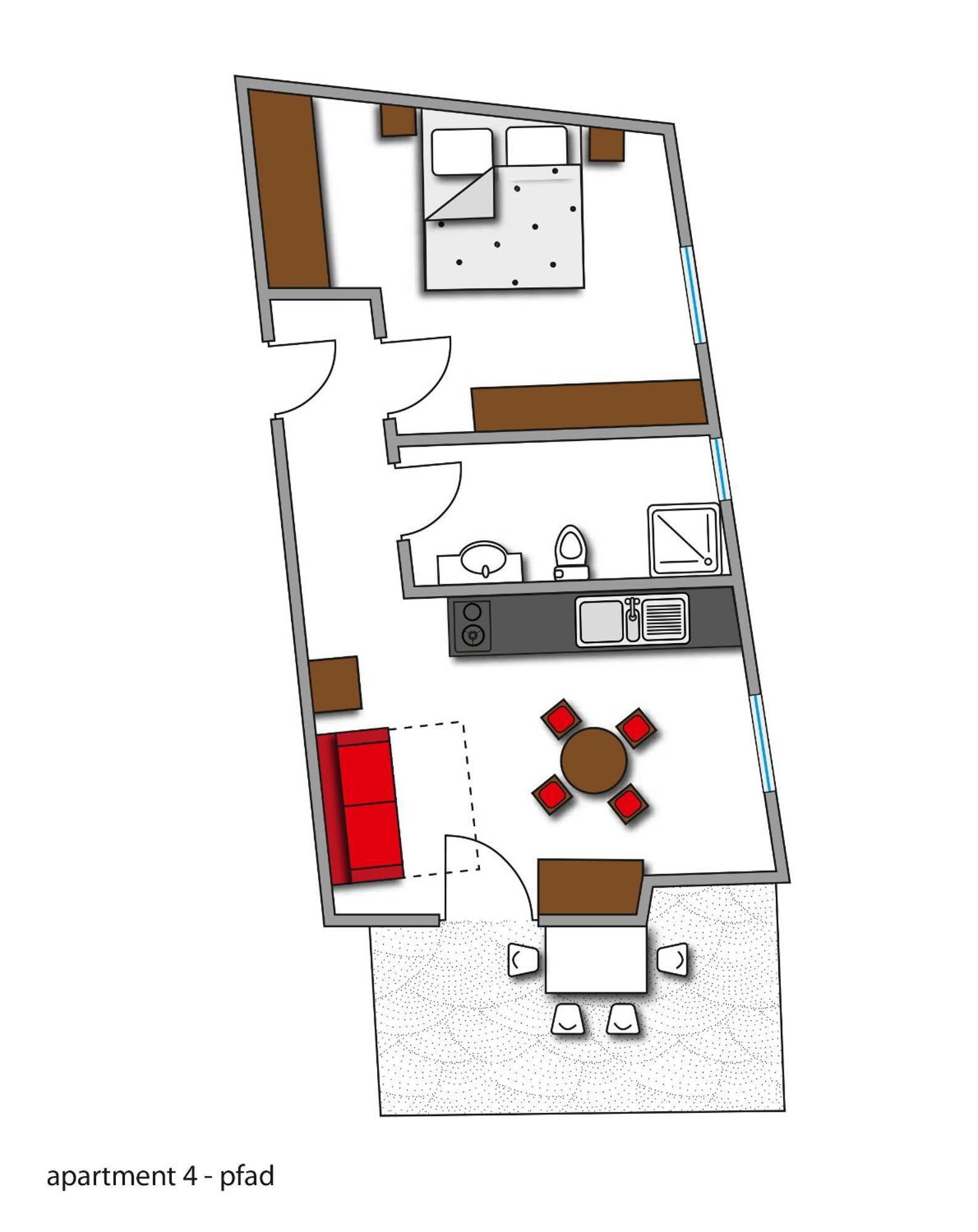 Paloria Apartments & Sport Lagundo Rum bild