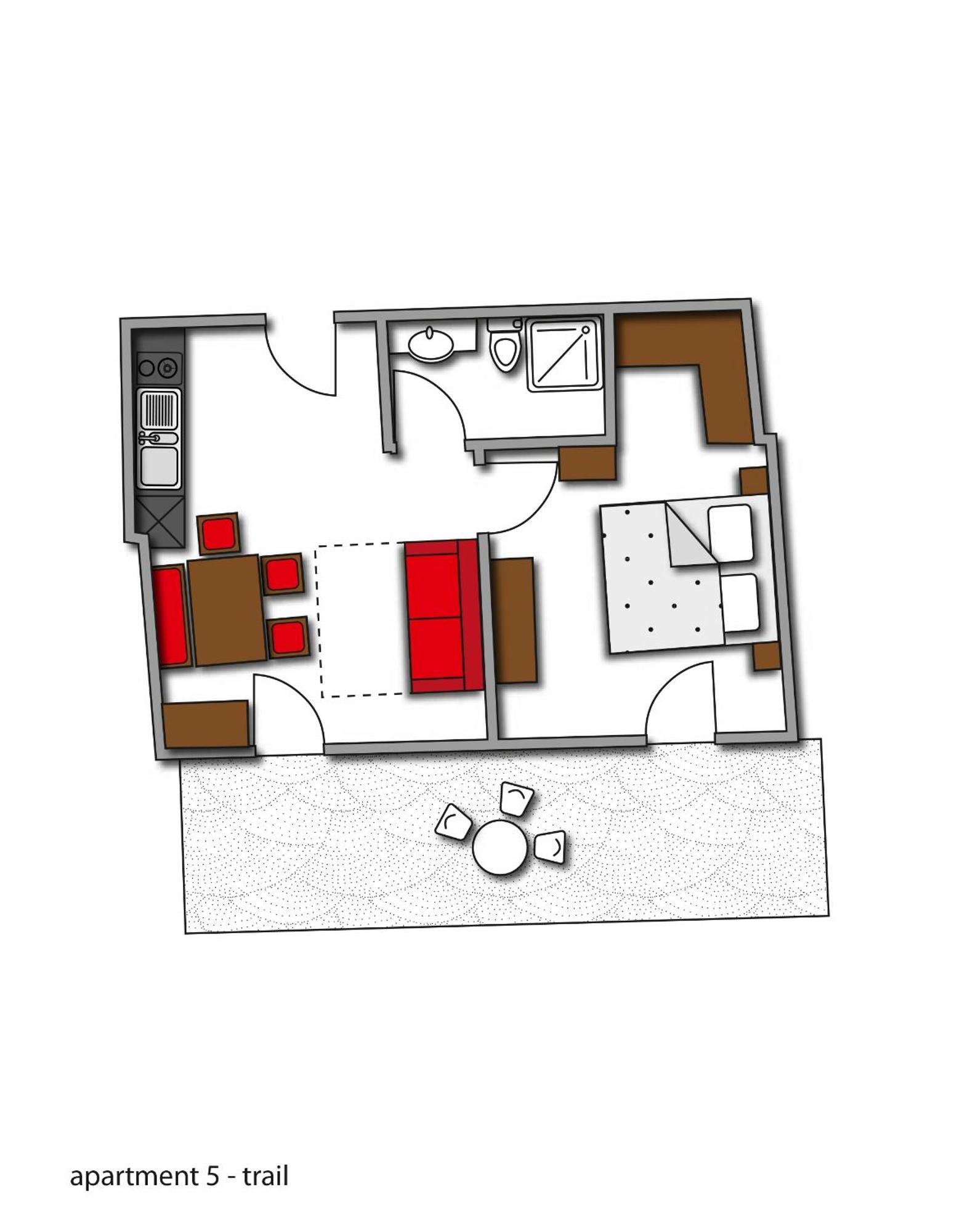 Paloria Apartments & Sport Lagundo Rum bild